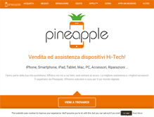 Tablet Screenshot of pineappleitaly.com